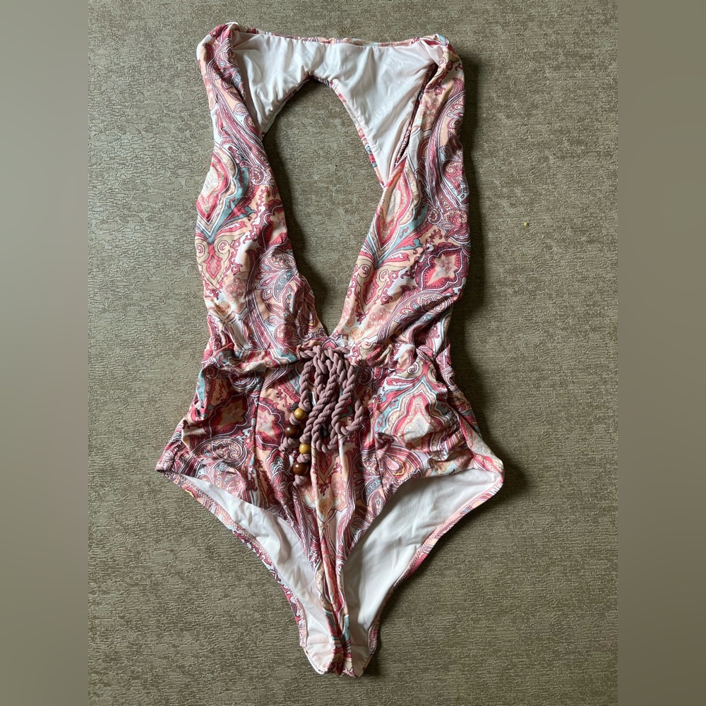Le tarte paisley pink one piece